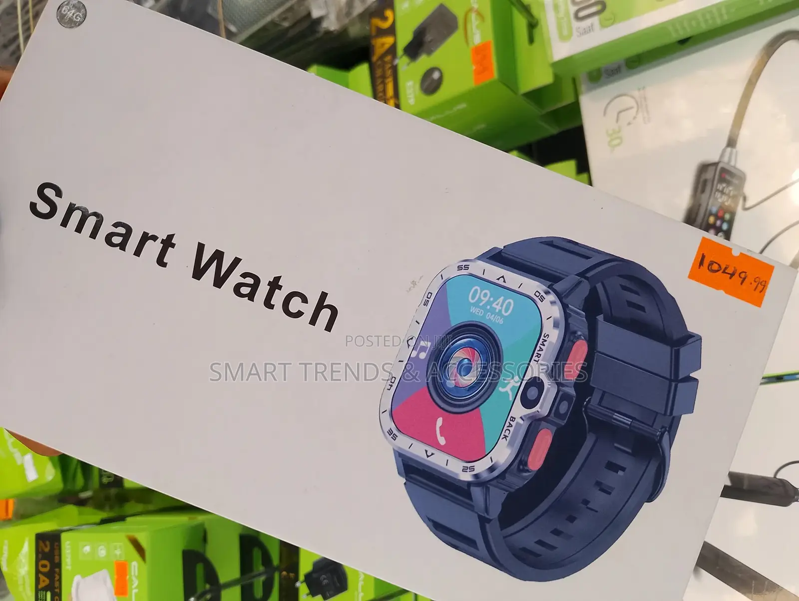 Pdg Cellular Smartwatch (Dual Camera) With Sim)