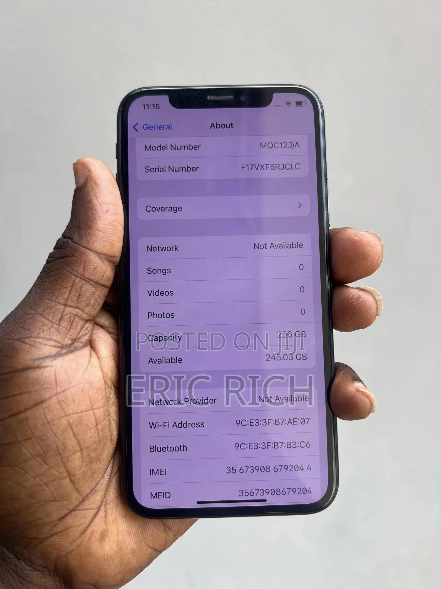 Apple iPhone X 256 GB Black
