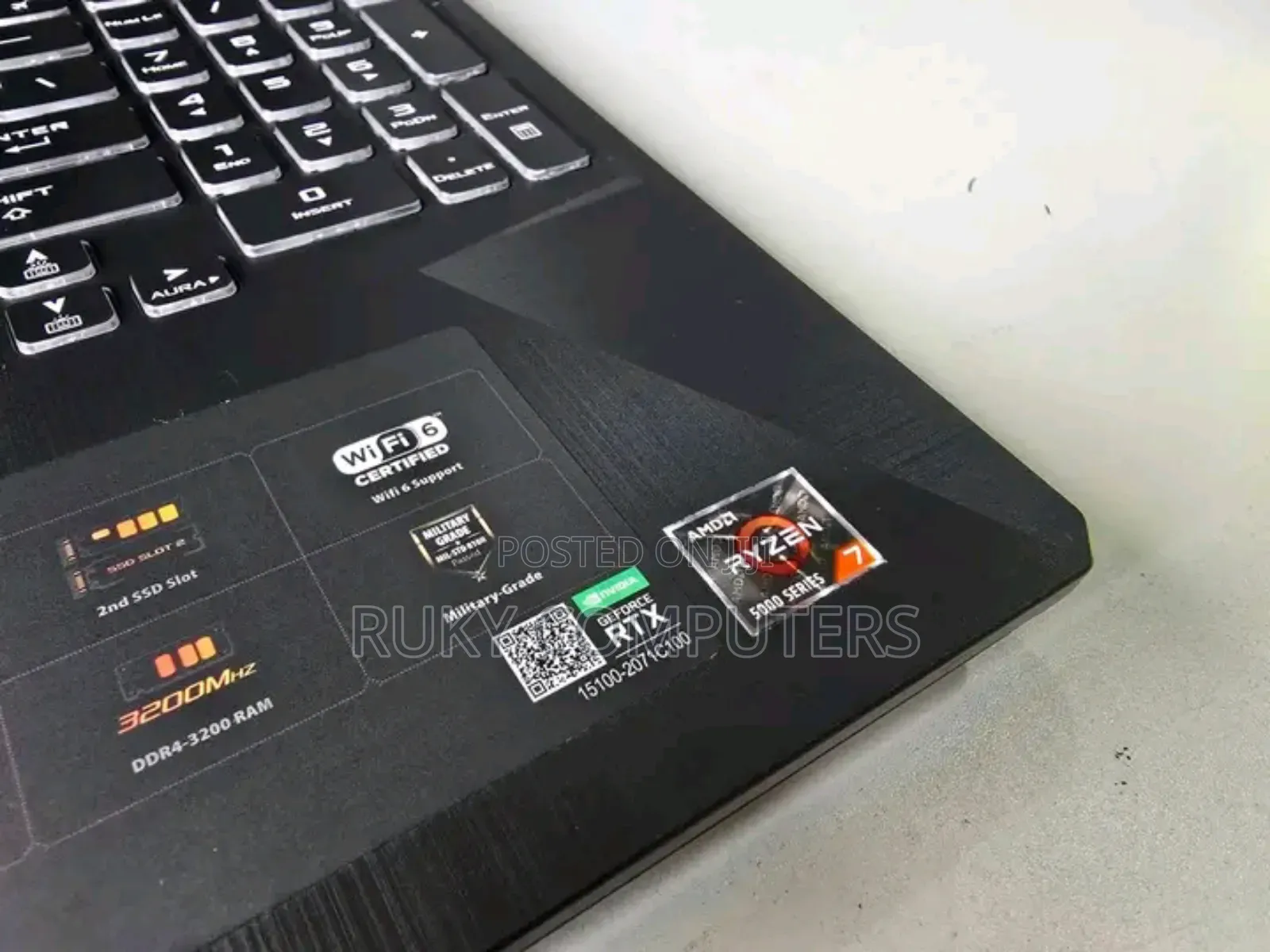 New Laptop Asus TUF Gaming FX504 16GB AMD Ryzen 7 SSD 512GB