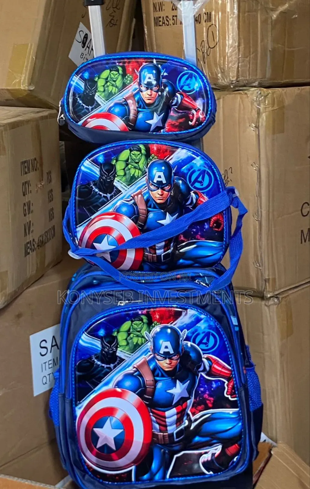Wheel Kids School Bag