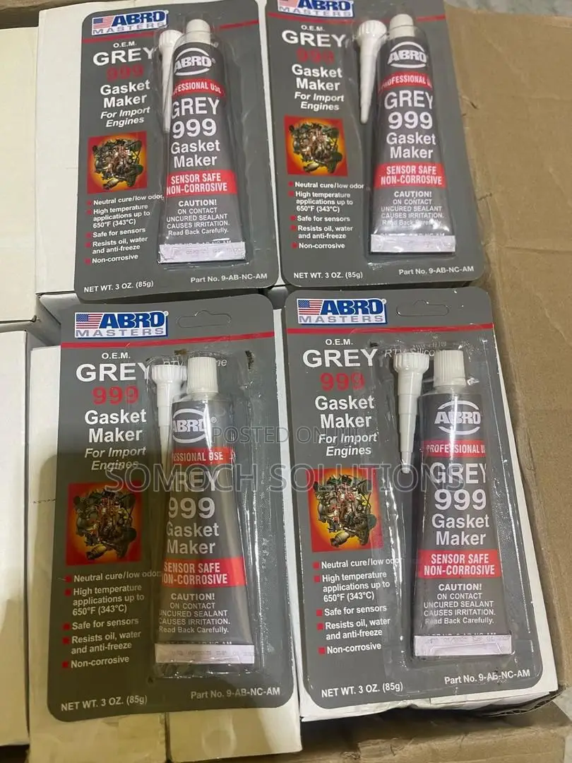 Abro Grey 999 Gasket Maker – High-performance Industrial Sealant