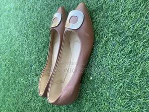 Cocoa Luxe Buckle Flats