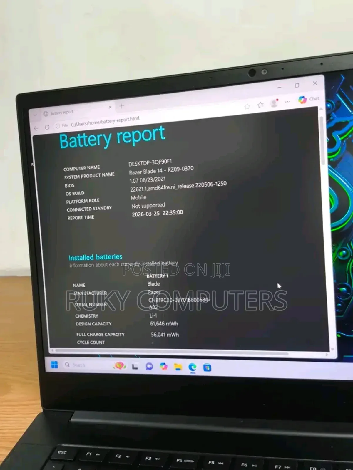 New Laptop Razer Blade Pro 16GB AMD Ryzen 9 SSD 1T