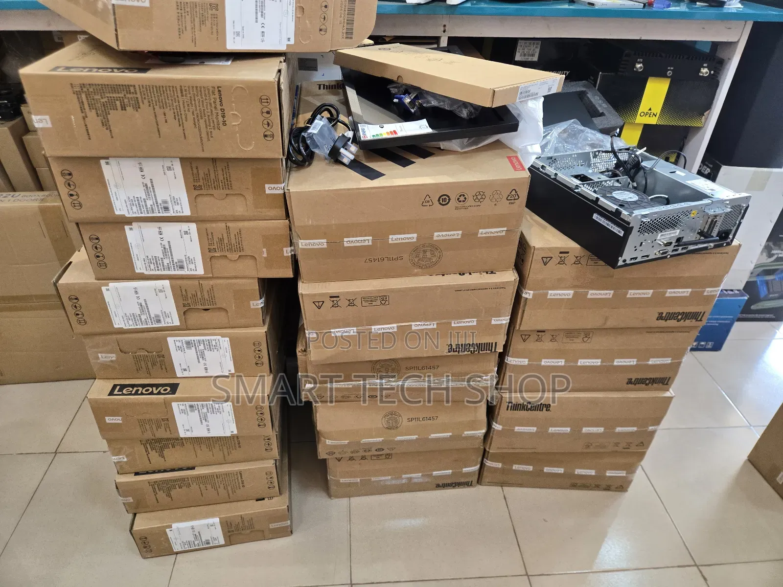 New Desktop Computer Lenovo 8GB Intel Core i3 HDD+SSD 256GB