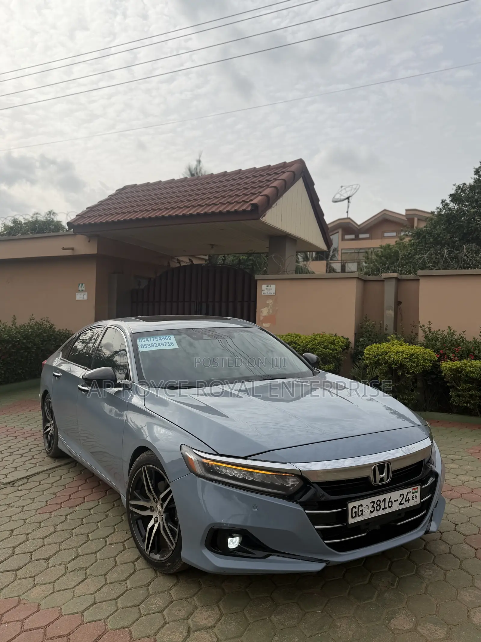 Honda Accord Touring 2.0T 2021 Blue