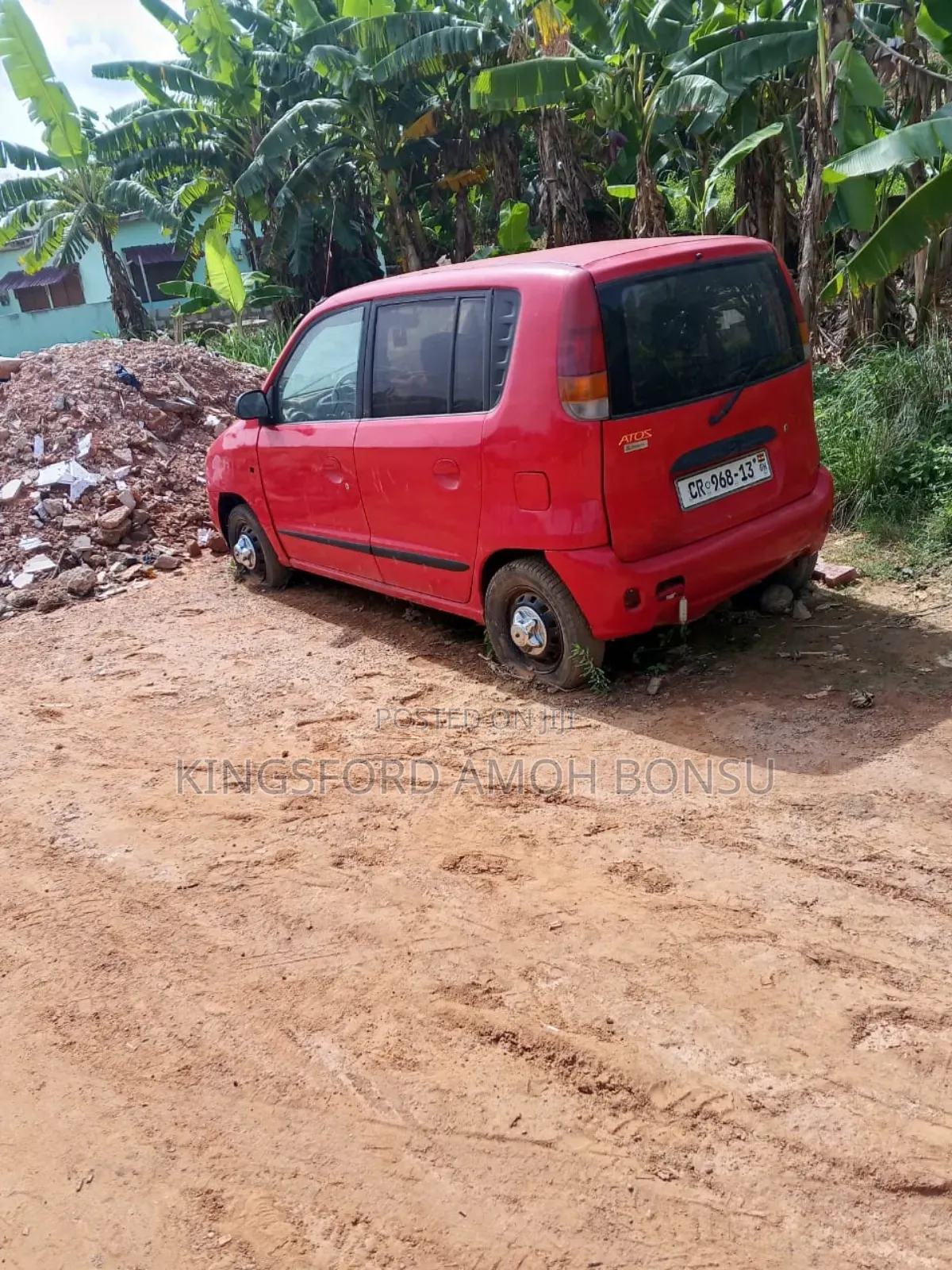 Hyundai Atos 2007 Red