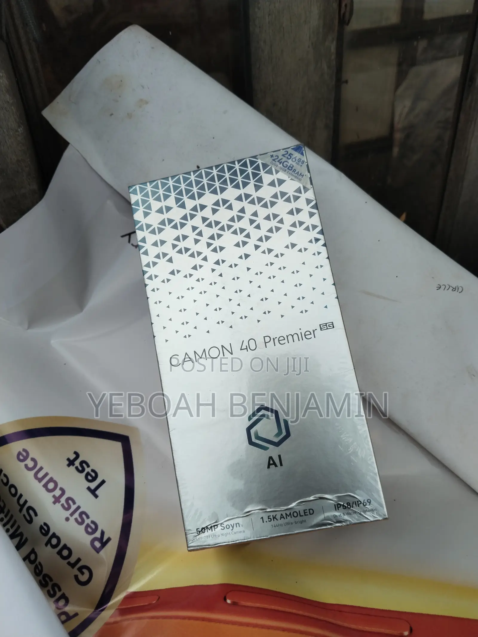 New Tecno Camon 40 Premier 256 GB Gray
