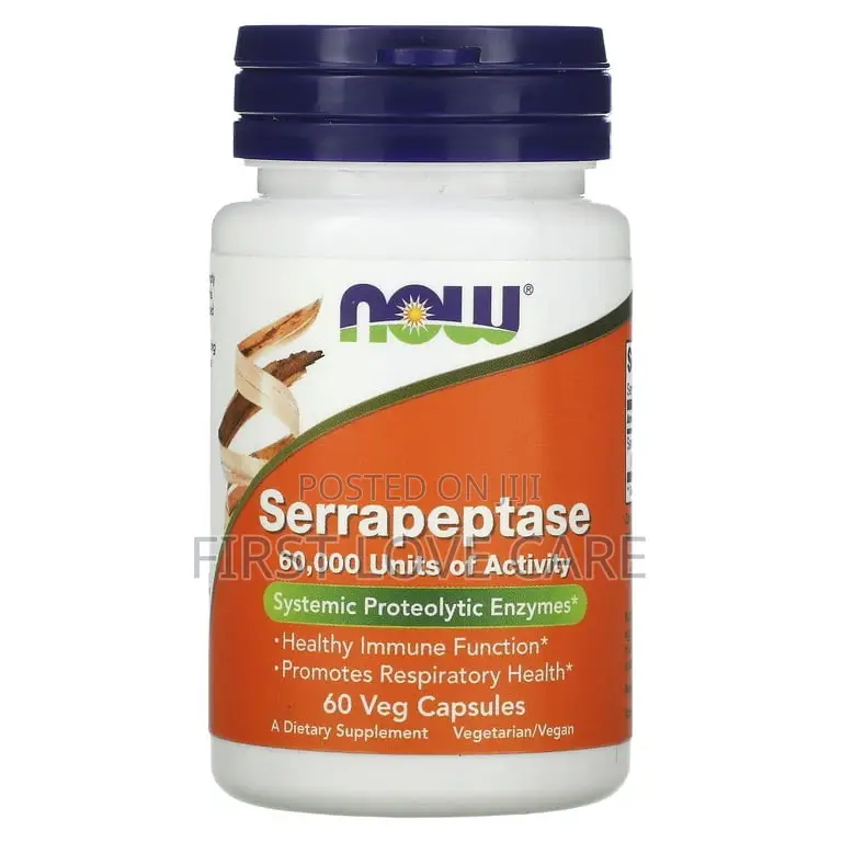 Now Serrapeptase 60,000 Unity of Activity (33mg) 69 Pill