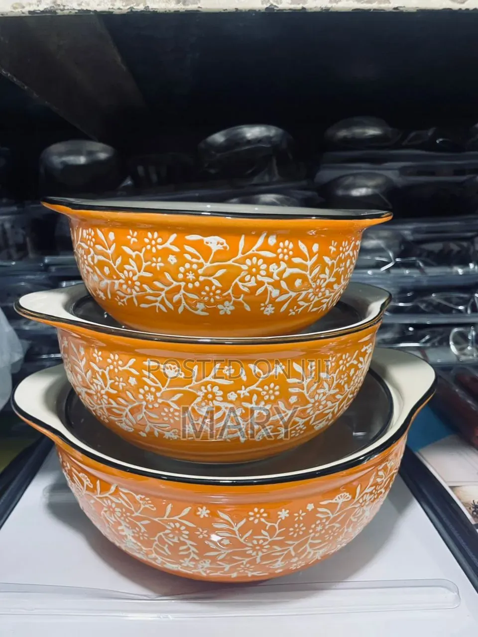 3 Set Ceramic Bowls