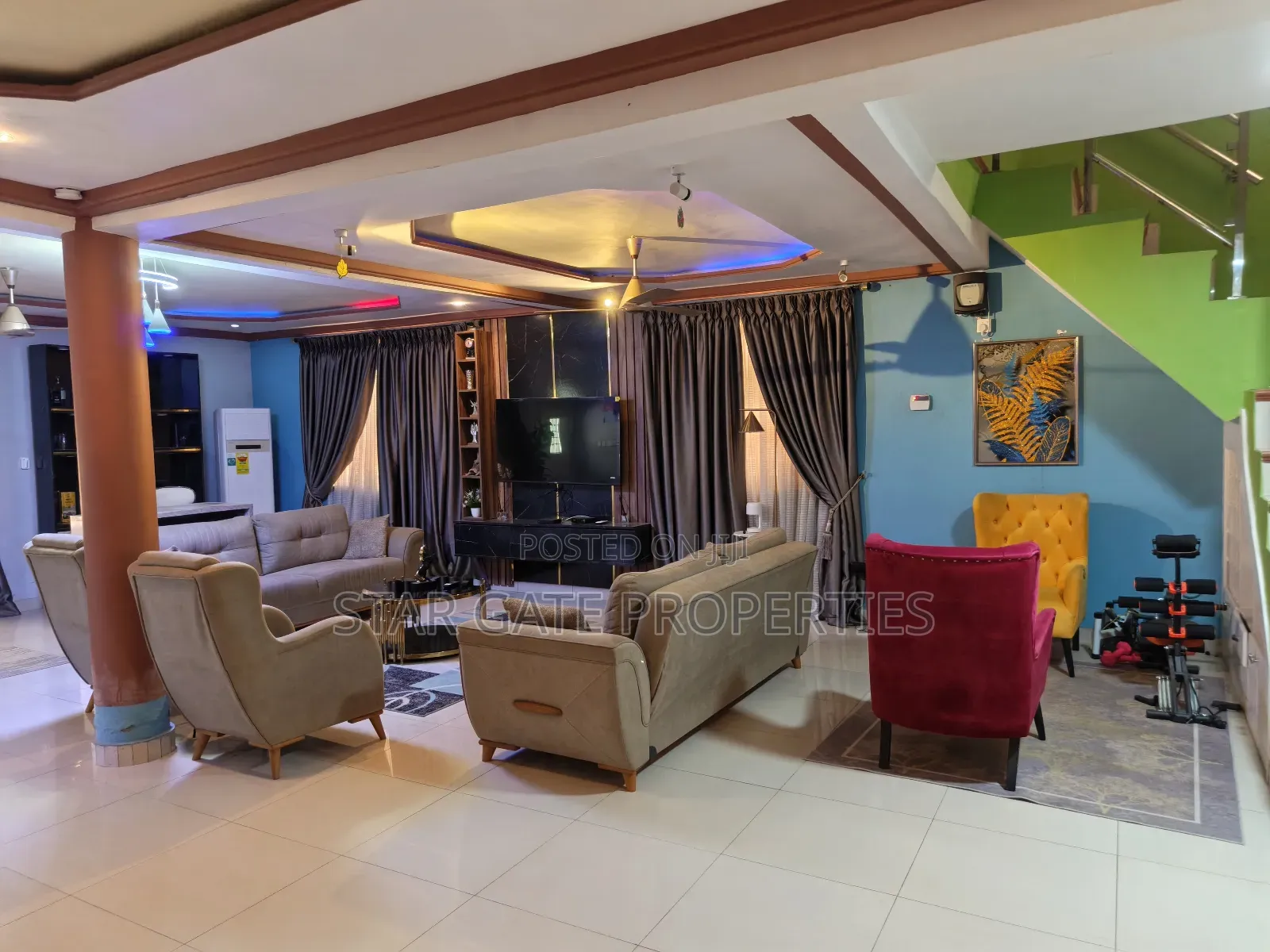 Furnished 5bdrm House in Star Gate Properties, Afigya-Kwabre for sale