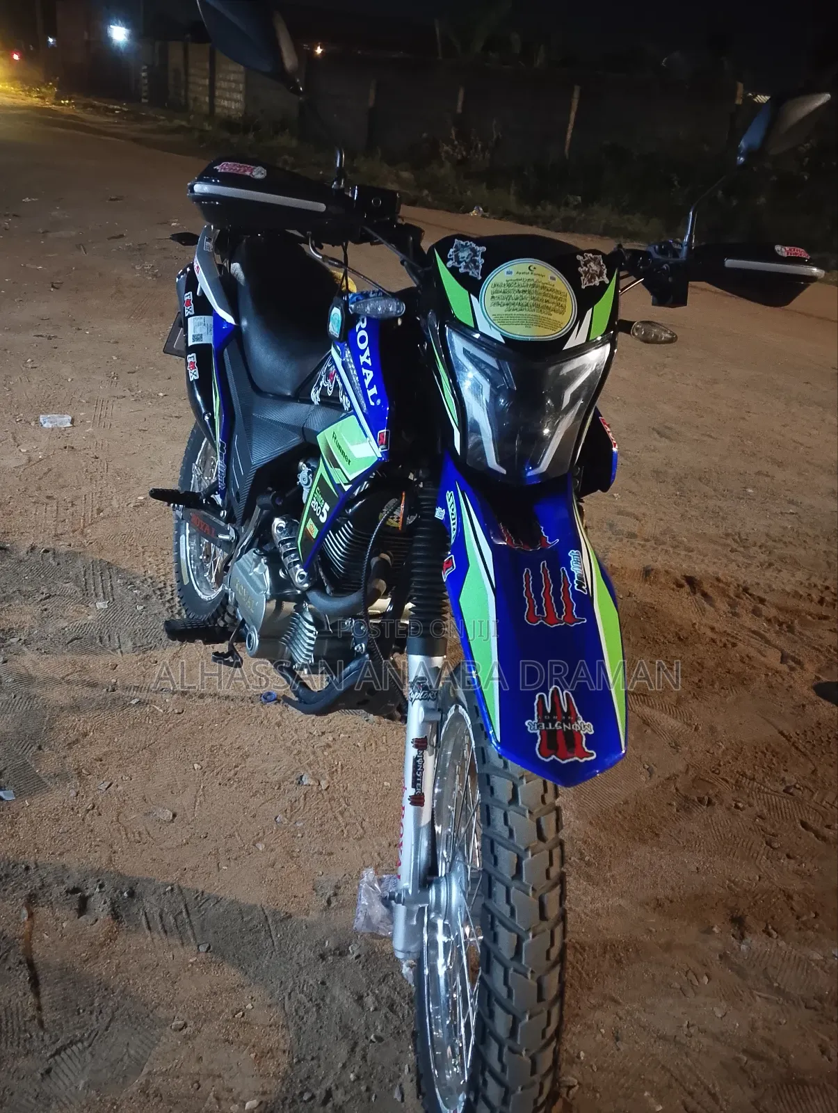 New Royal Motorcycle 2025 Blue