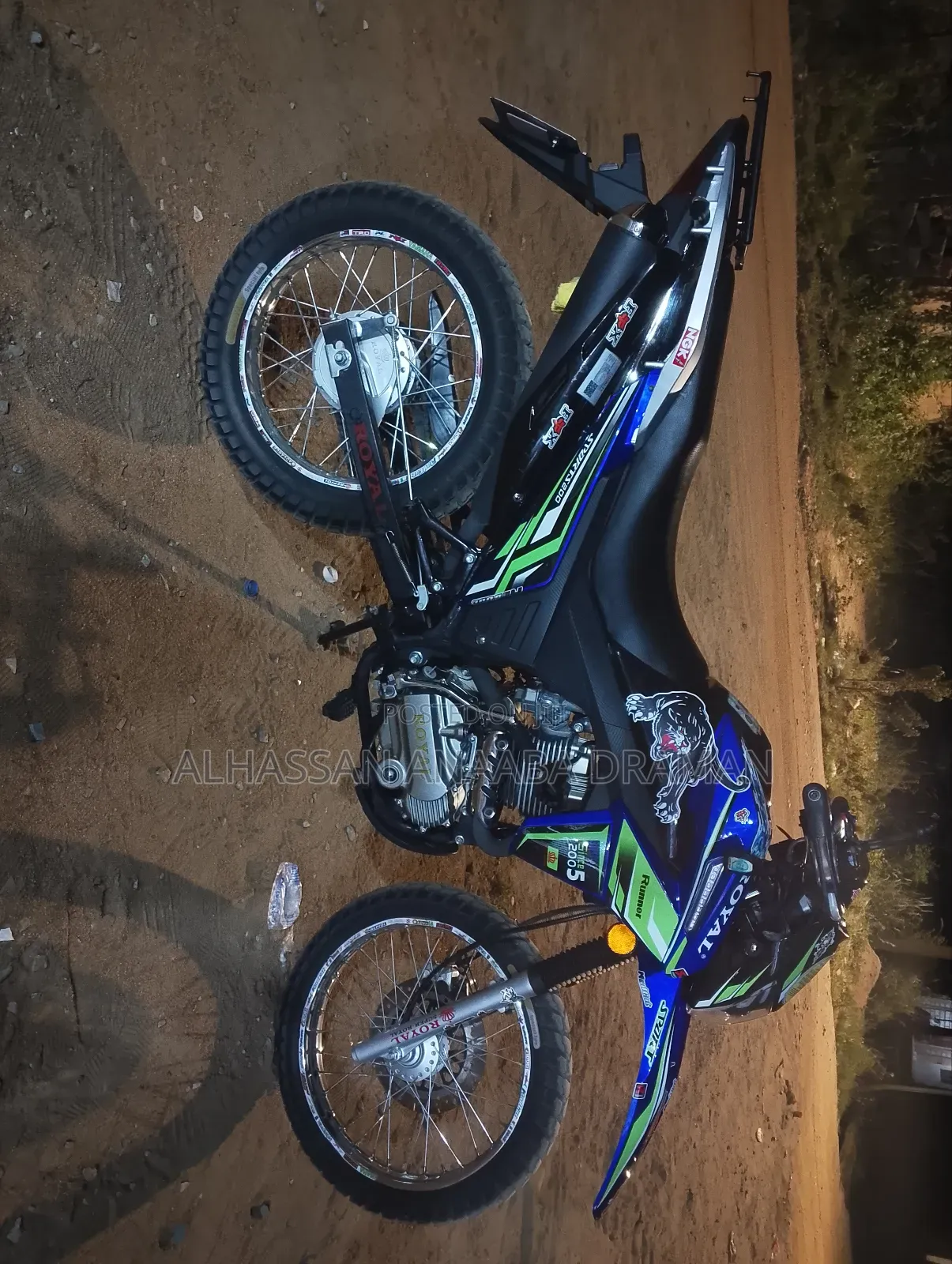 New Royal Motorcycle 2025 Blue