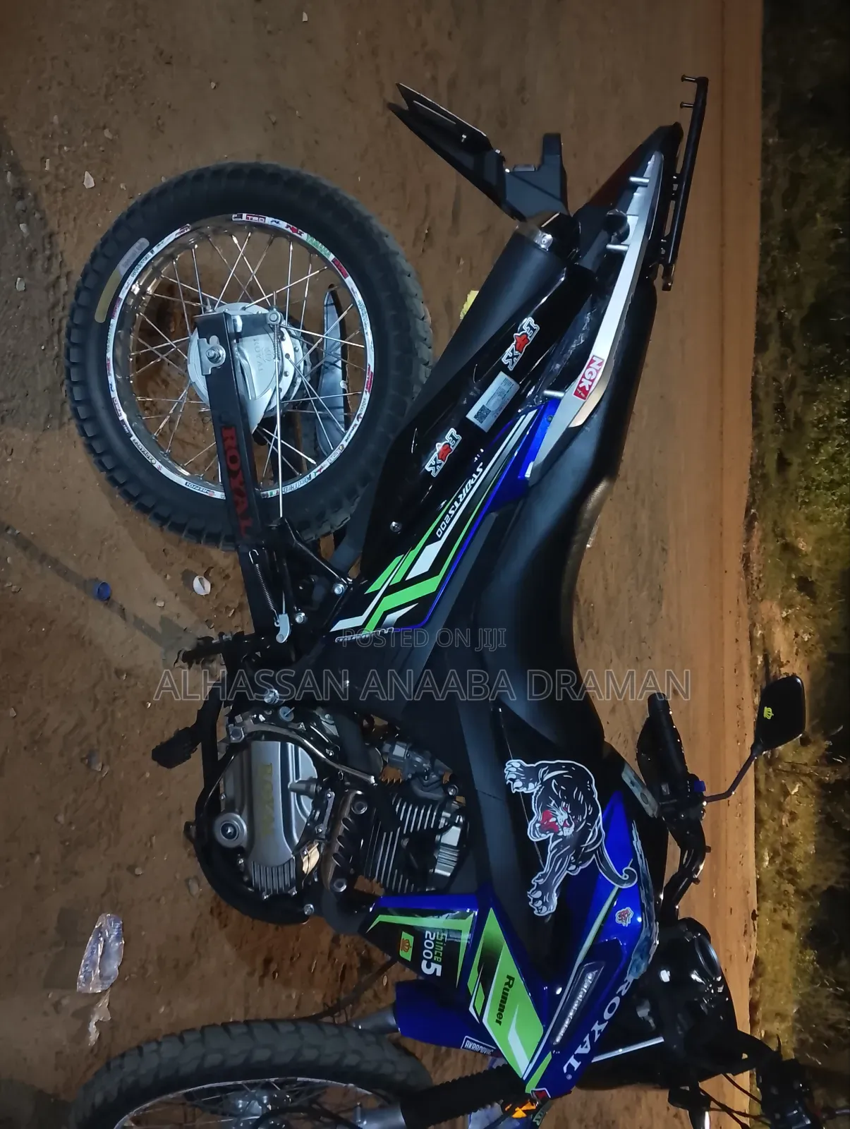 New Royal Motorcycle 2025 Blue