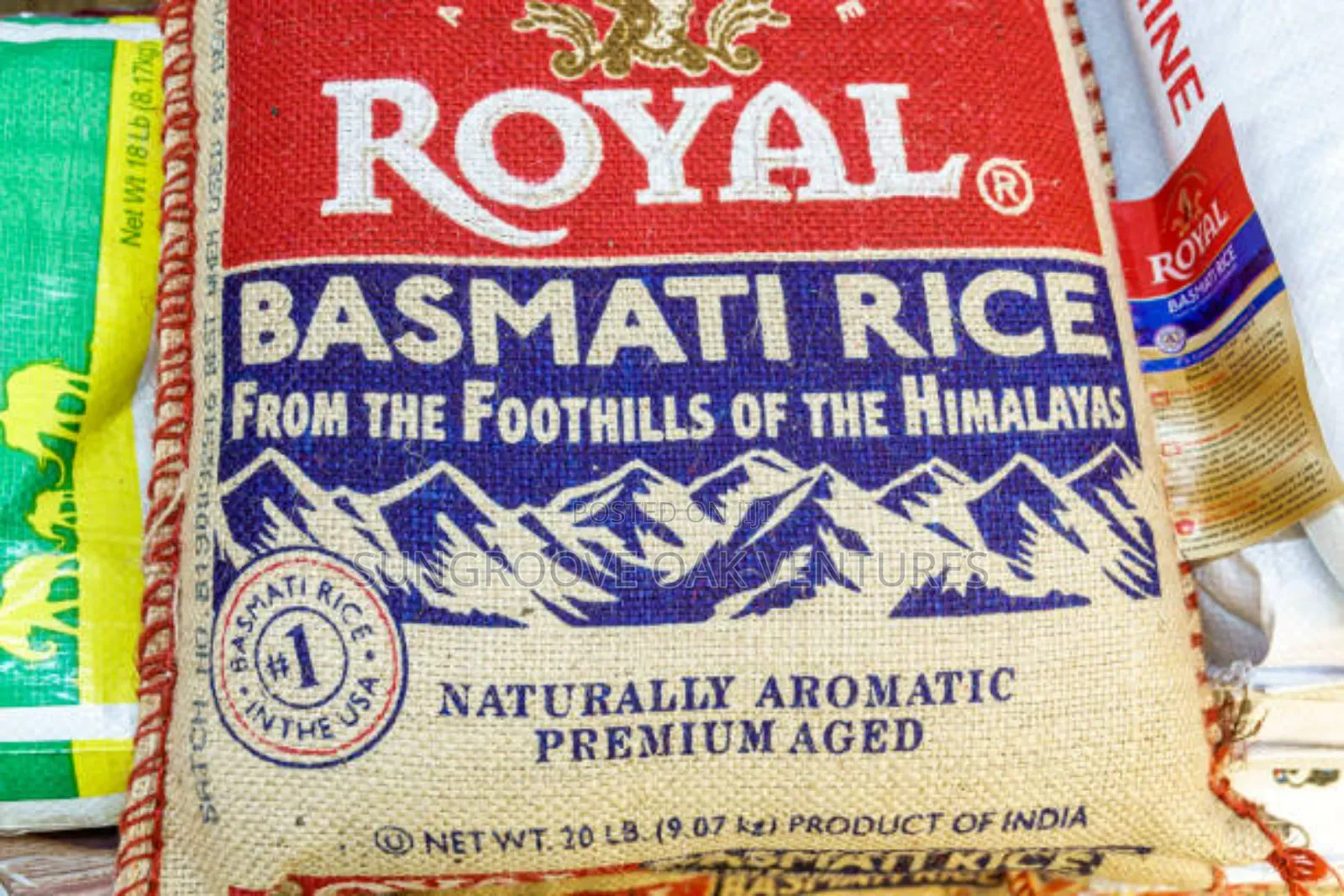 Royal Basmati Rice 20lbs 9.0kg