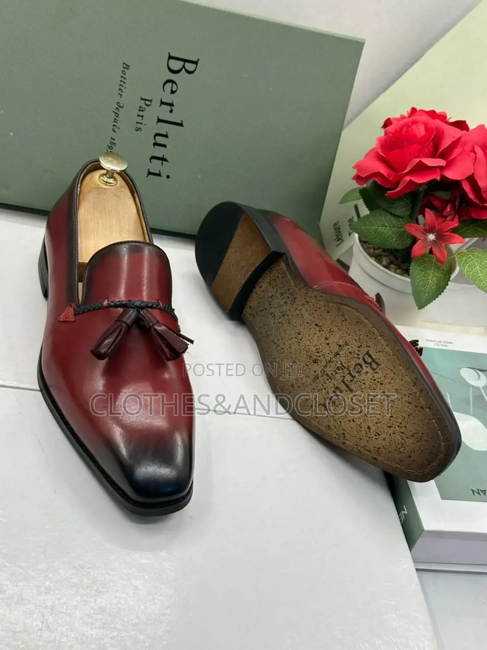 Ivan Troy Marco Red Tassel Loafers