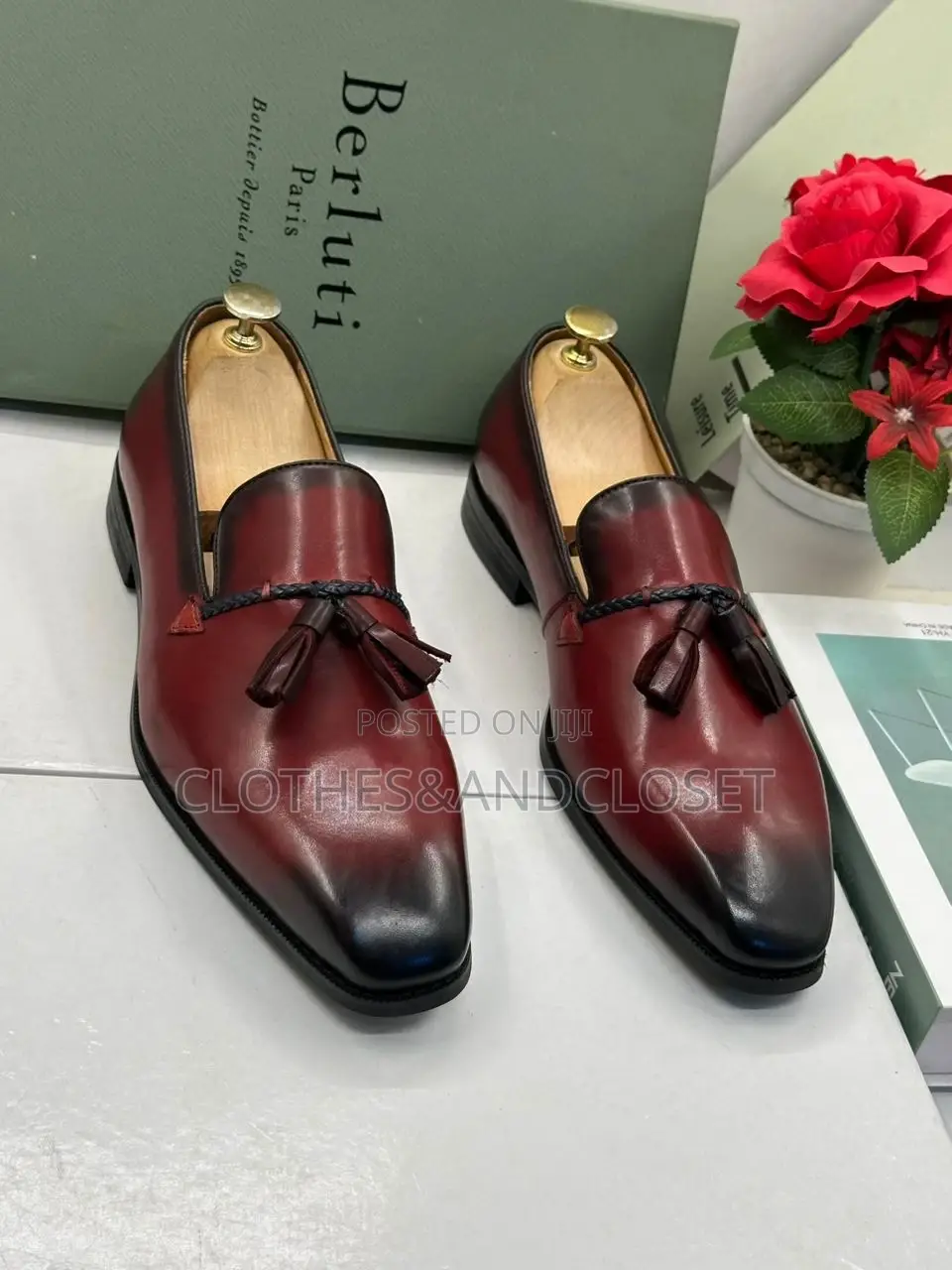 Ivan Troy Marco Red Tassel Loafers