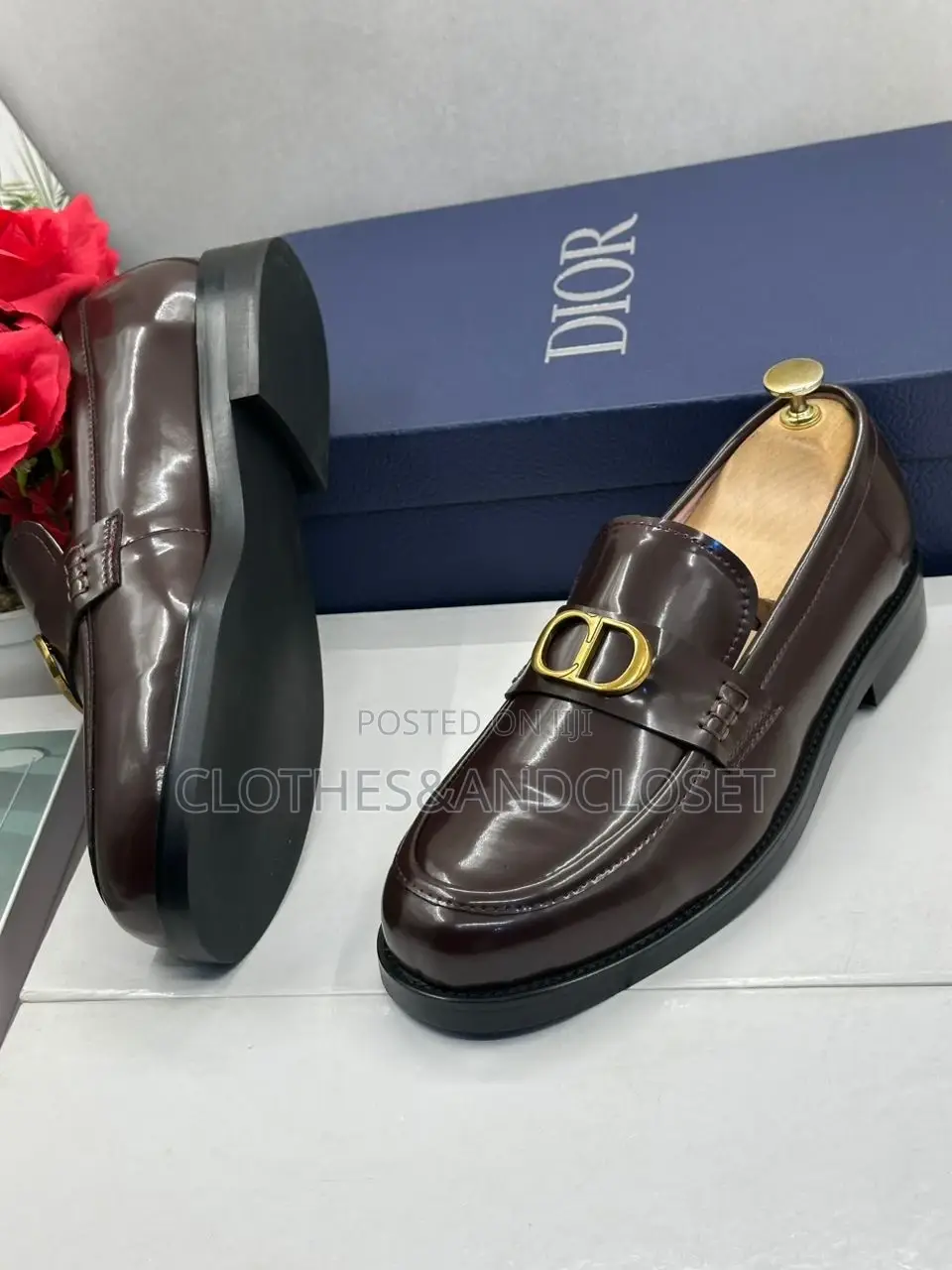 Dior Archie Loafers in Deep Brown Smooth Calfskin