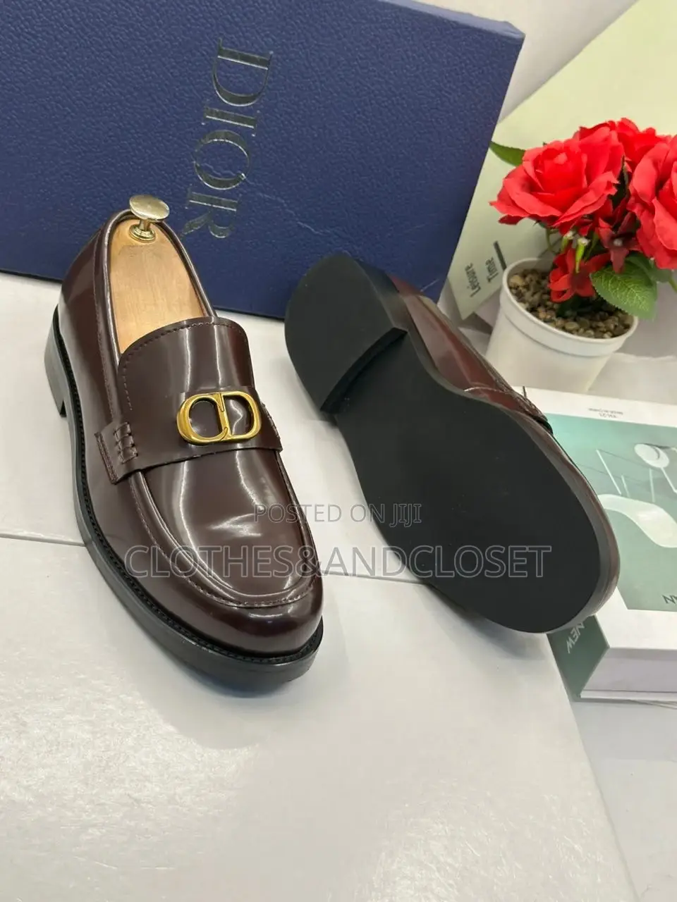 Dior Archie Loafers in Deep Brown Smooth Calfskin