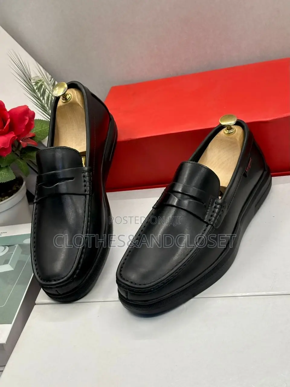 Men’S Black Casual Loafers