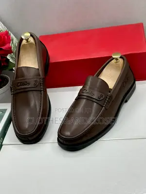 Men’S Brown Clark’S Leather Loafers