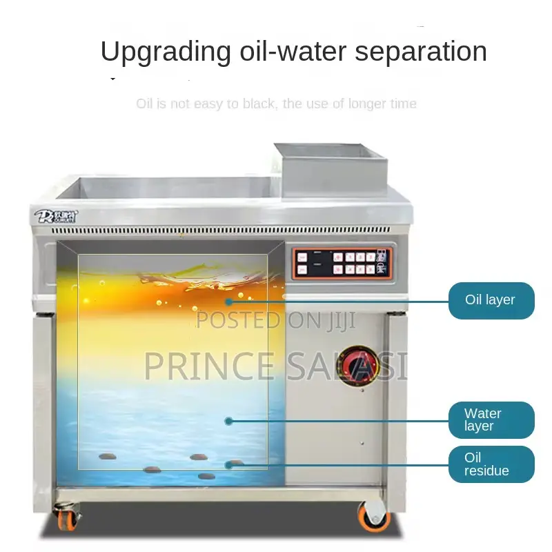 Oil-Water Commercial Large Capacity(60l) Gas(Electric) Fryer