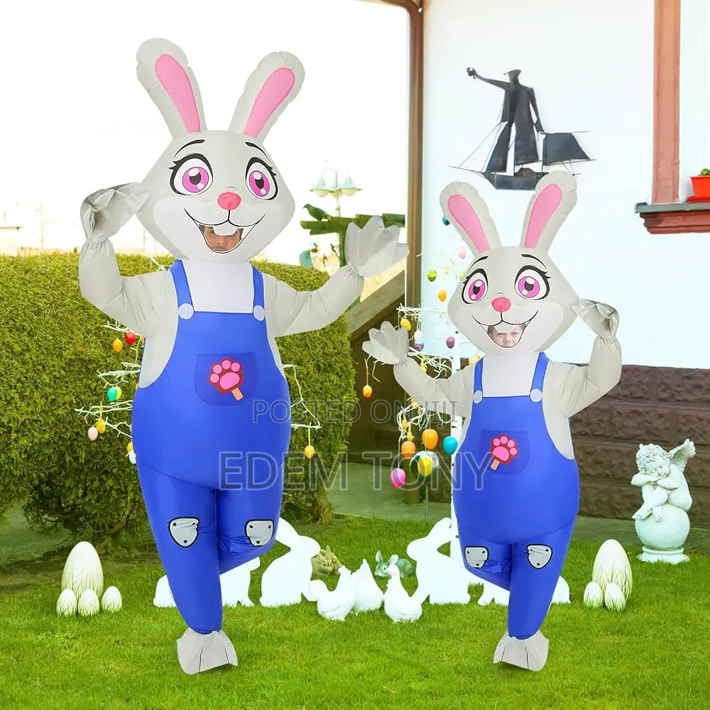 Inflatable Easter Bunny Costume for Kids