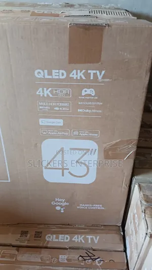 TCL 43 Inches Qled Smart Tv 2025 Model:43c655 Assembled in Europe.