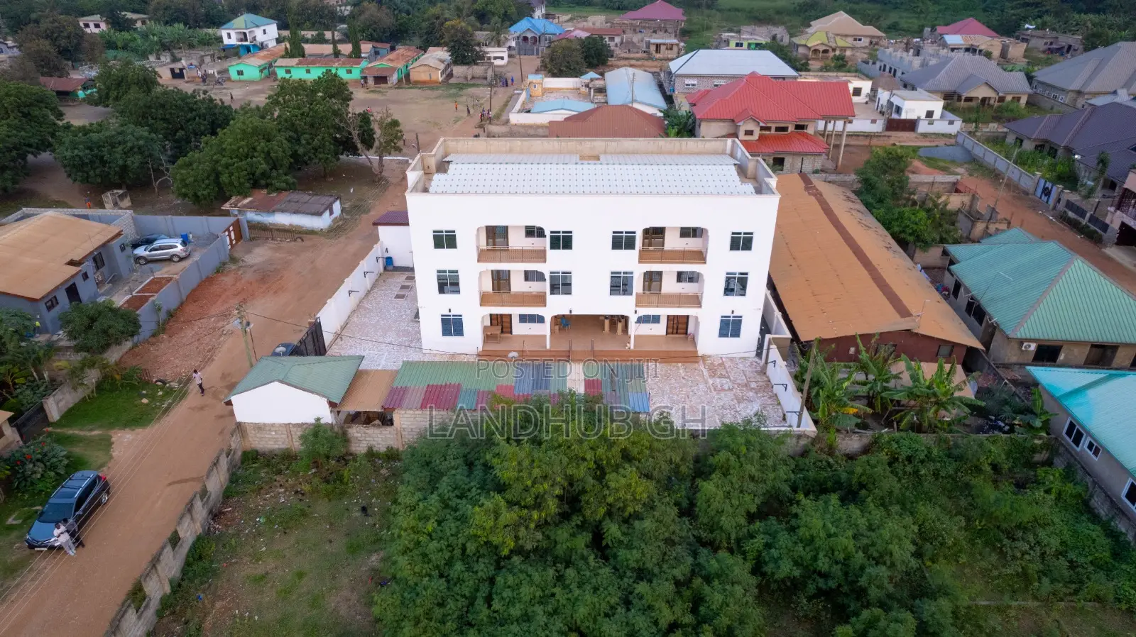 2 Bedroom Apartment:6 Units) ,Boys Quarters, One Plot of Land Forsale
