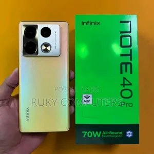 New Infinix Note 40 Pro 256 GB Gold
