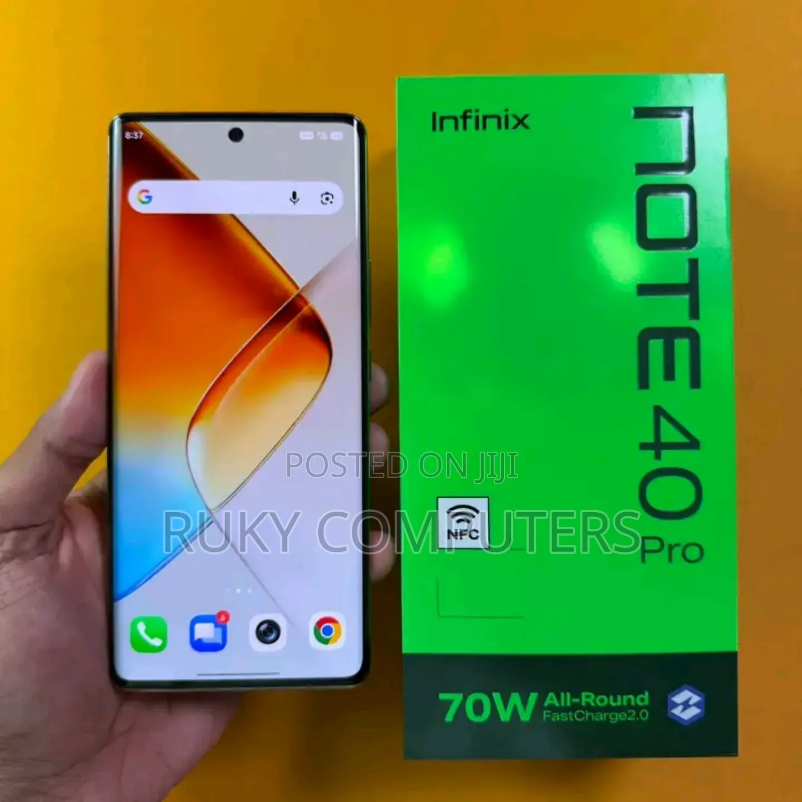 New Infinix Note 40 Pro 256 GB Gold