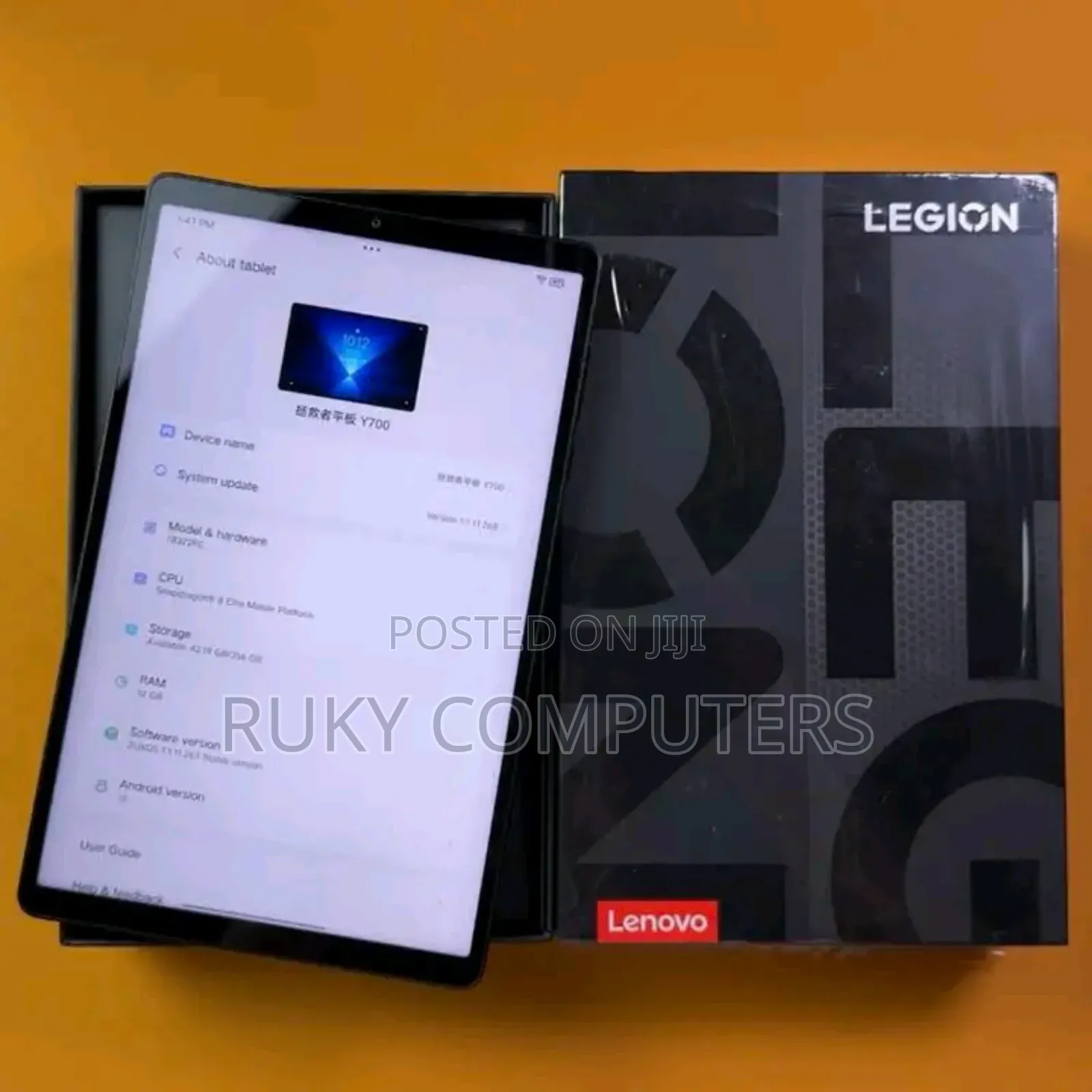 New Lenovo Legion Y700 512 GB Black
