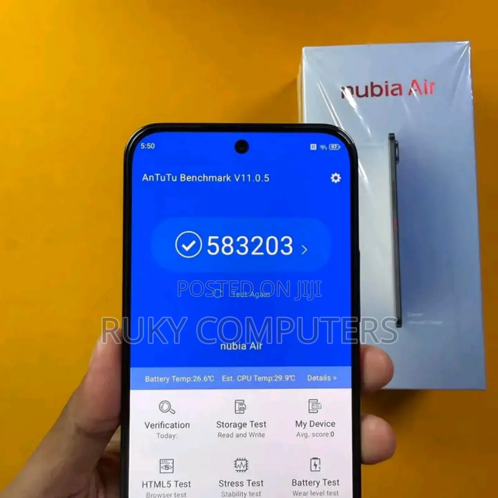 New ZTE Nubia Air 256 GB Gray