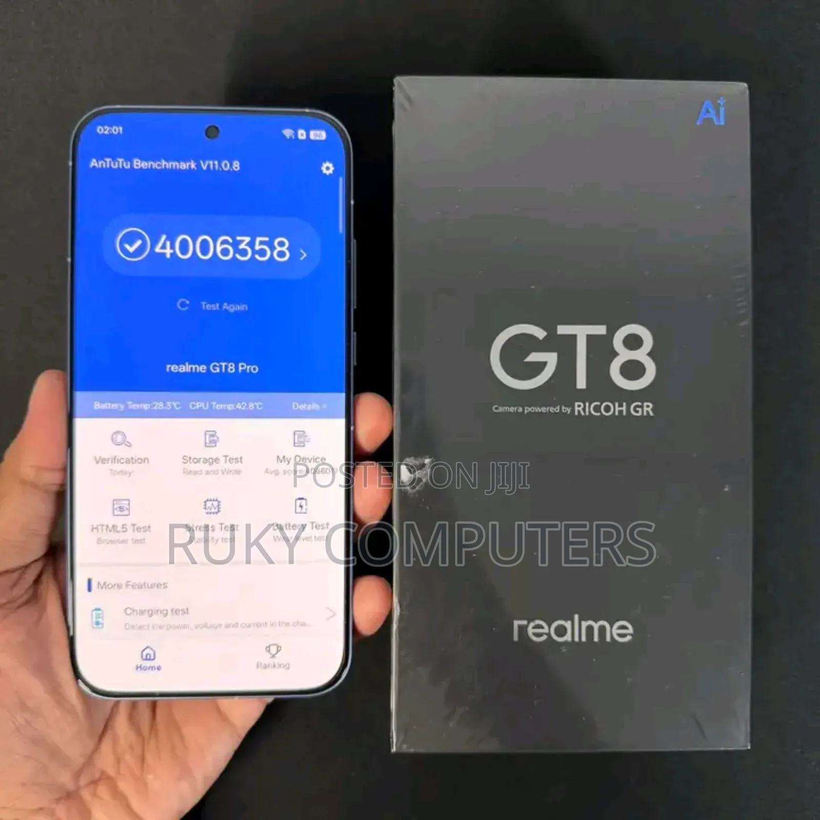 New Realme GT 8 Pro 256 GB Black