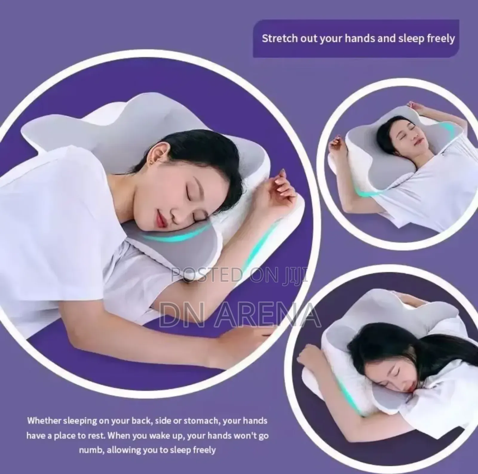 Butterfly-Shaped Relaxation Ergonomic Pillow for Neck and Shoulder