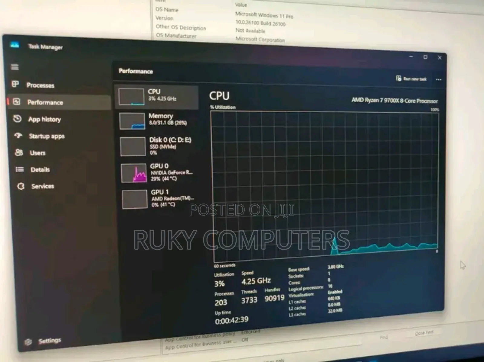 New Desktop Computer Asus Mini PC PN40 16GB AMD Ryzen 7 SSD 1T