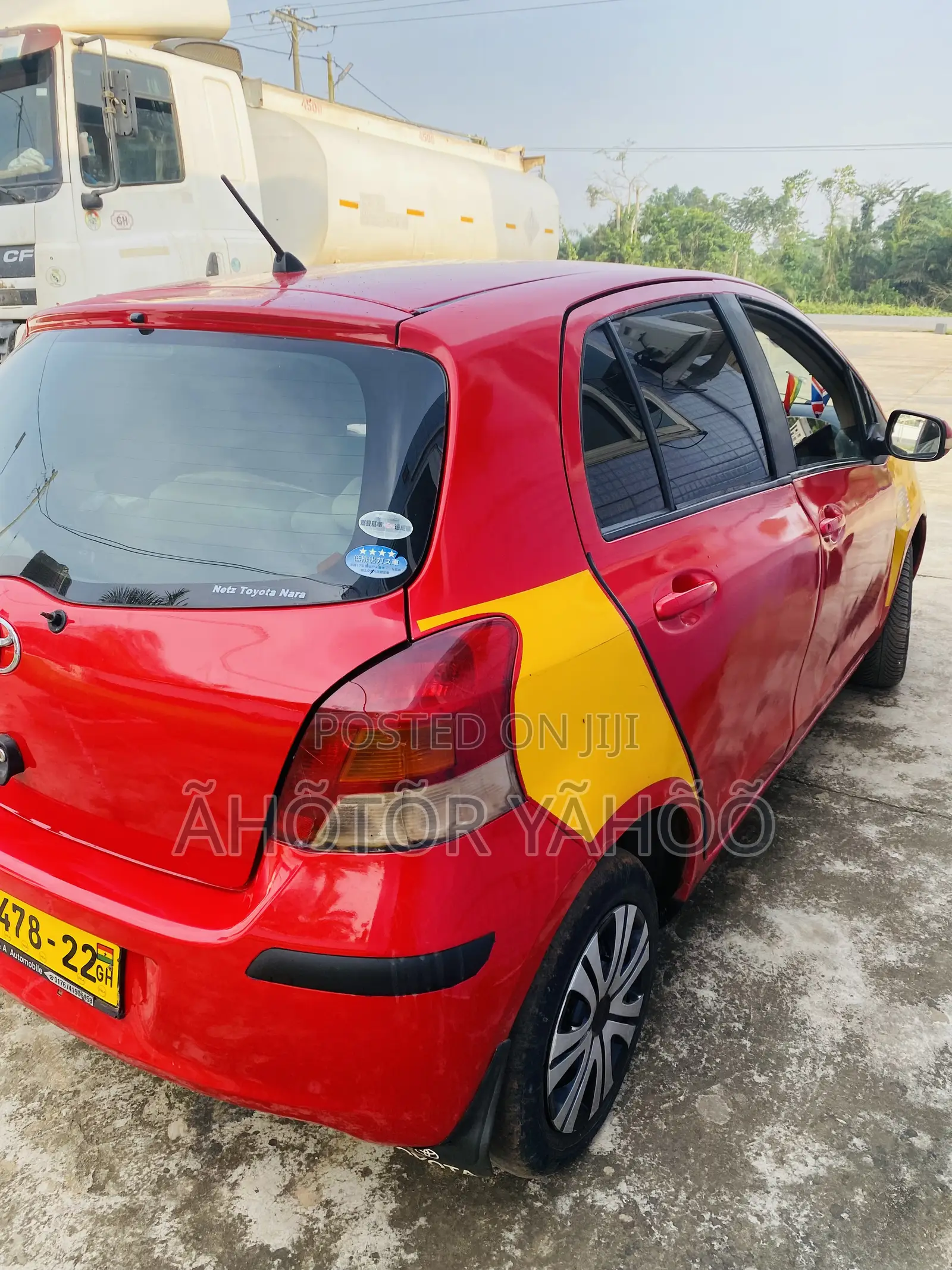 Toyota Vitz 2008 Red