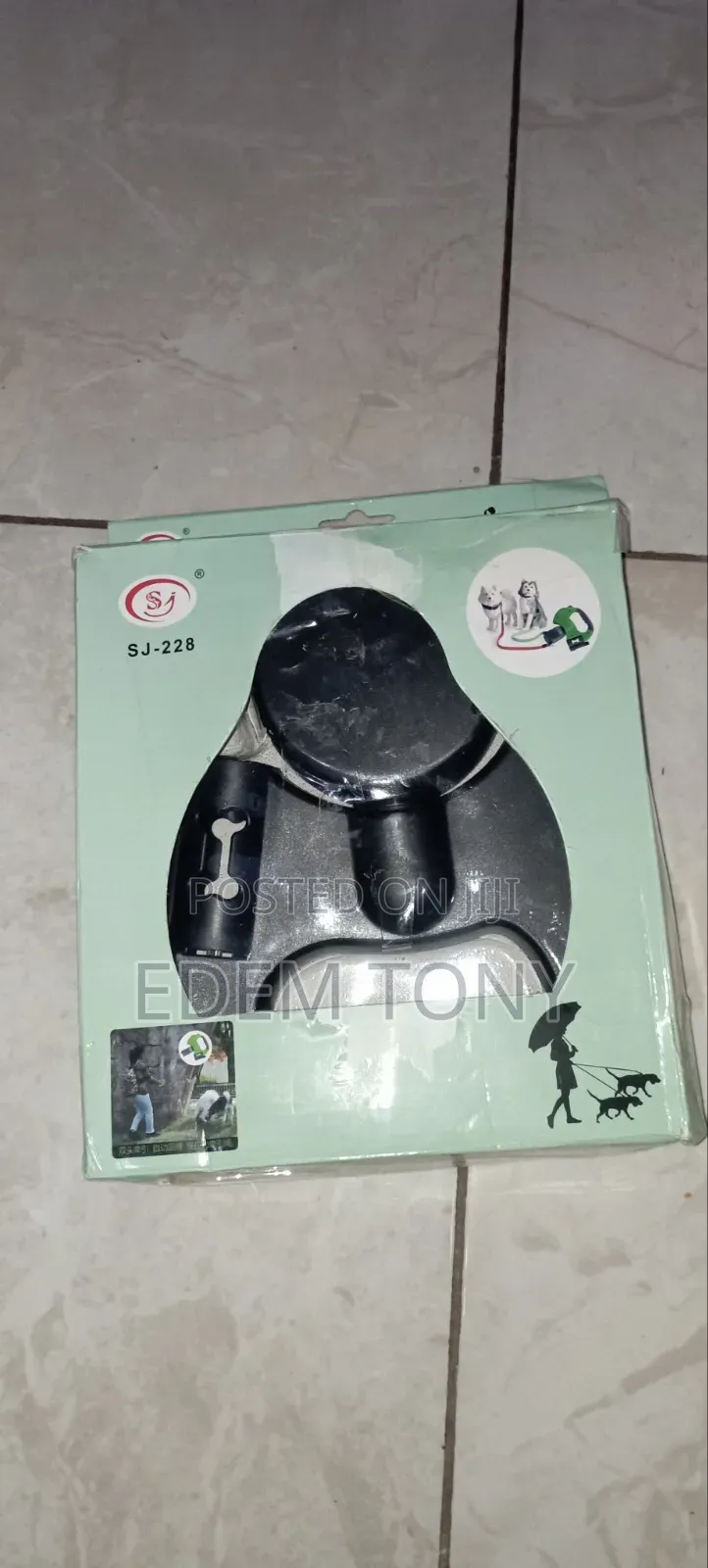 Double Retractable Dog Leash for Two Dogs, Led Light - S/M Dogs