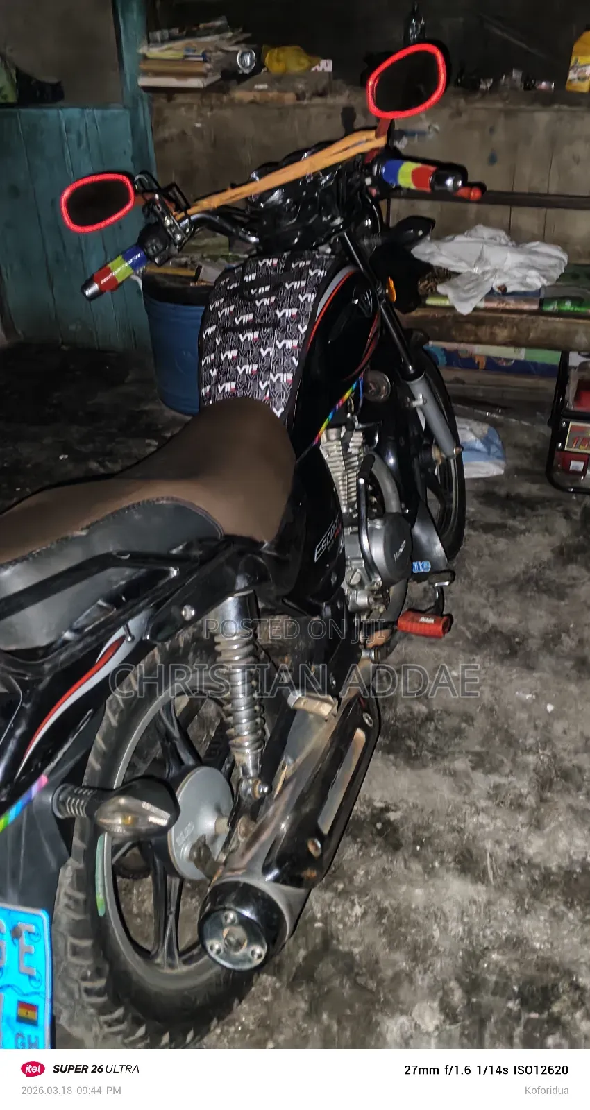 Haojue HJ125-8K 2025 Black