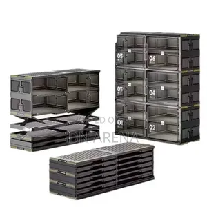 Collapsible Sneakerplastic Shoe Storage Organizer