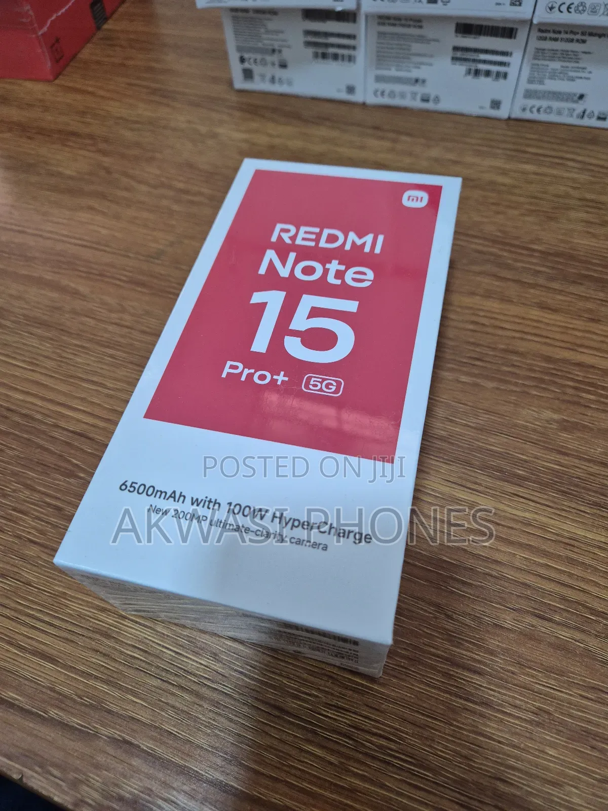 New Xiaomi Redmi Note 15 Pro+ 512 GB Black