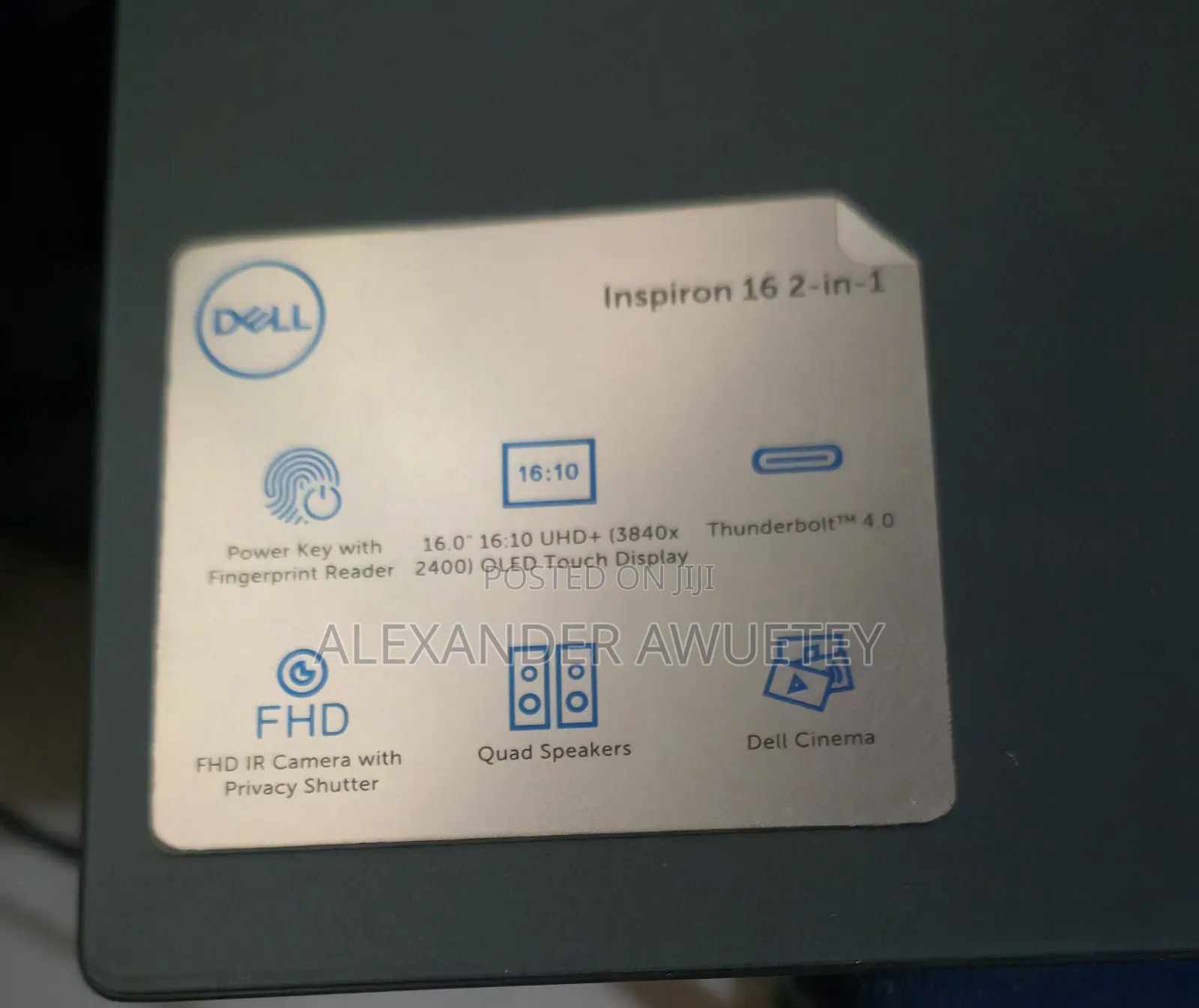 Laptop Dell Inspiron 16 7630 16GB Intel Core i7 SSD 512GB