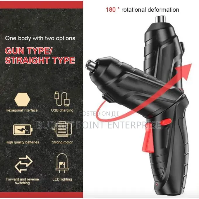 Rechargeable Mini Cordless Screwdriver 15 Set Tool