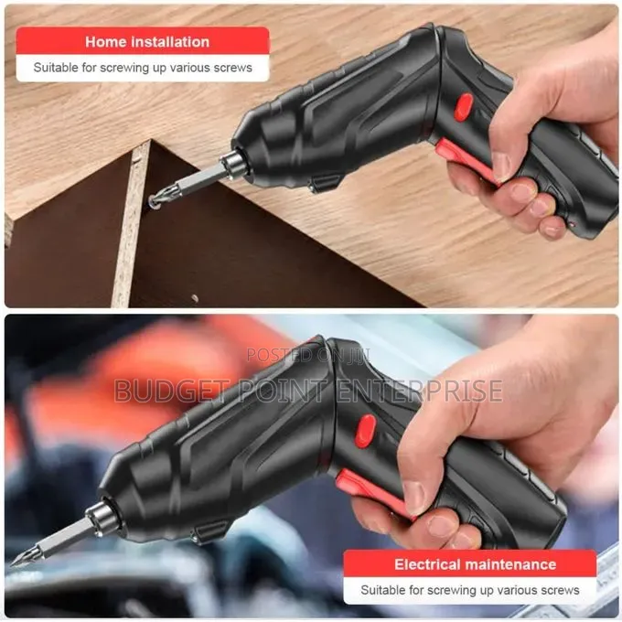 Rechargeable Mini Cordless Screwdriver 15 Set Tool