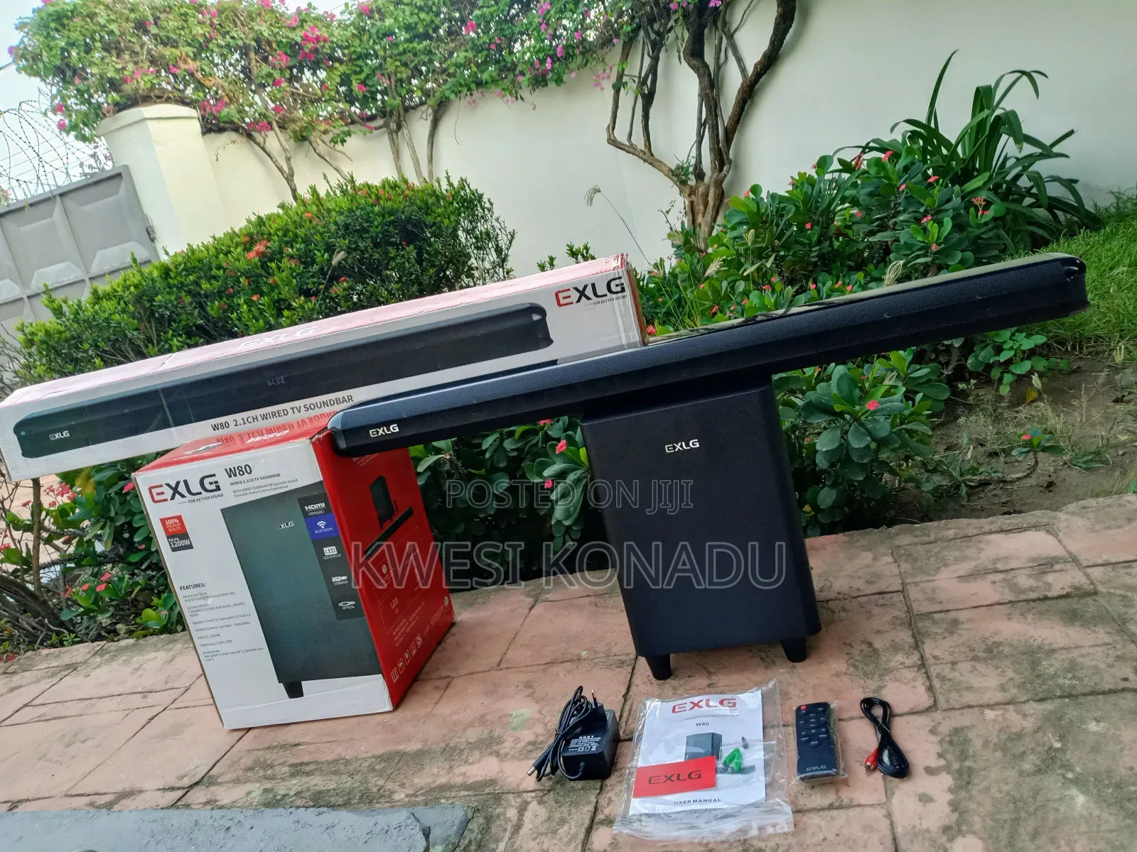 New 2026 Exlg W80 Cable Deep Bass Tv Soundbar