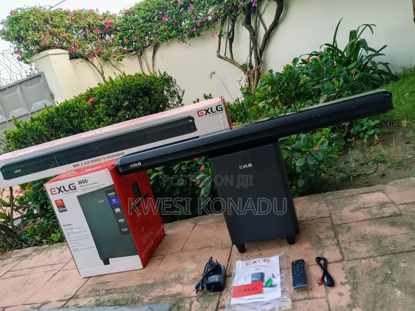 New 2026 Exlg W80 Cable Deep Bass Tv Soundbar