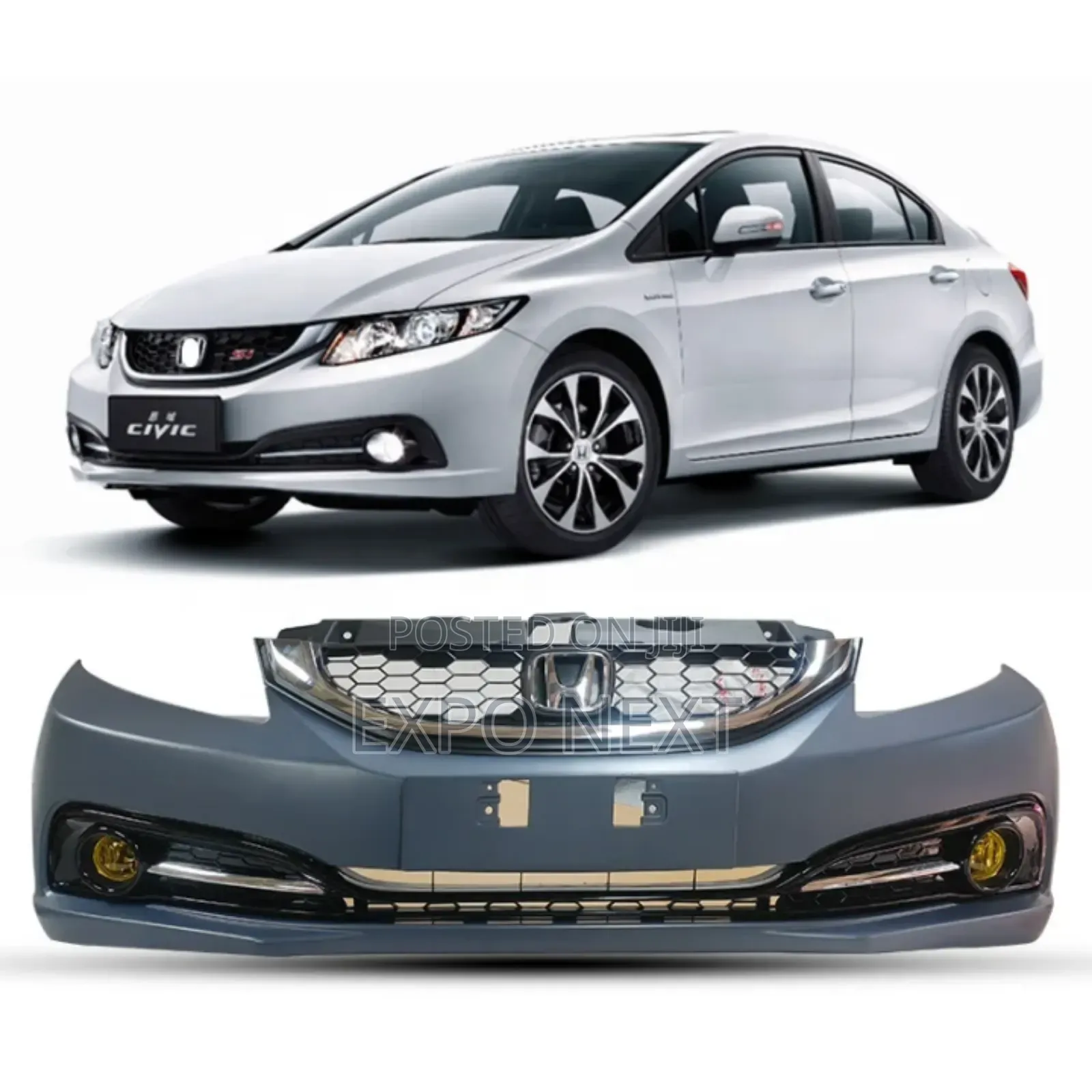 Honda Civic Fb6 2012 Upgrade to 2013-2014 Front Bumper