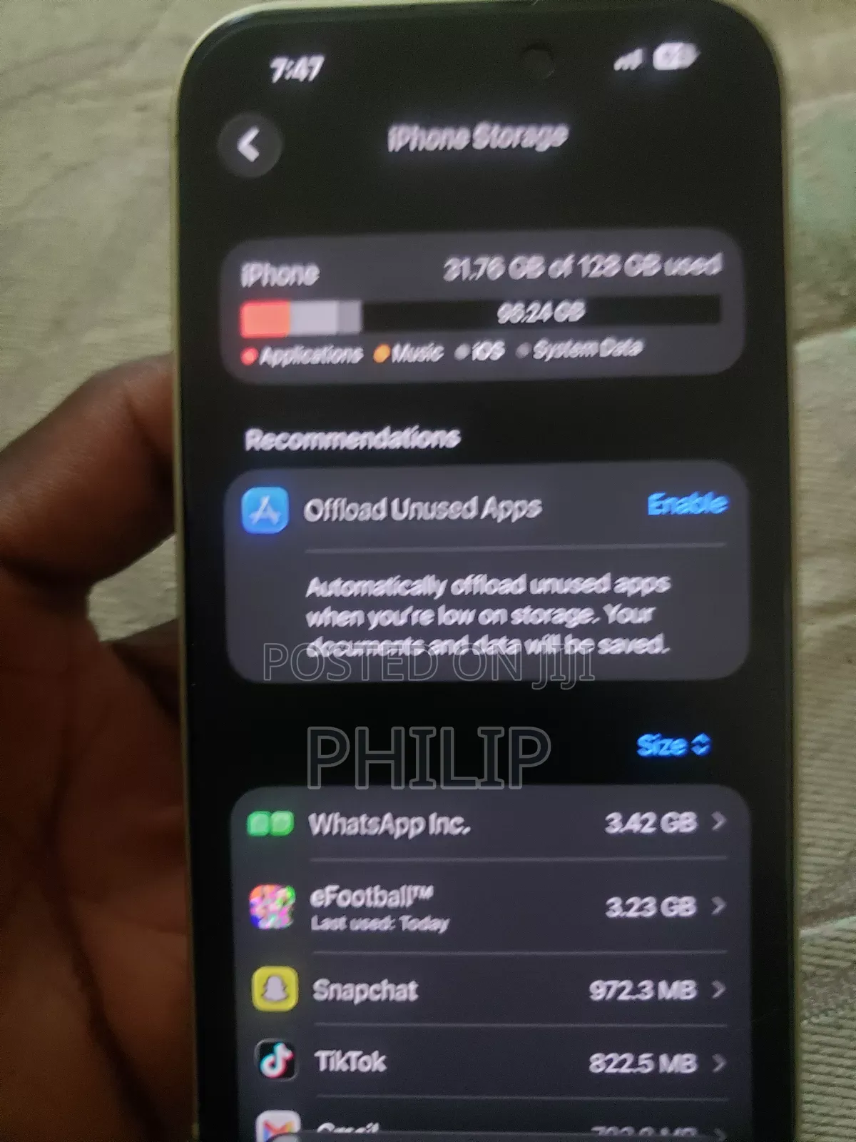 Apple iPhone 15 128 GB Yellow