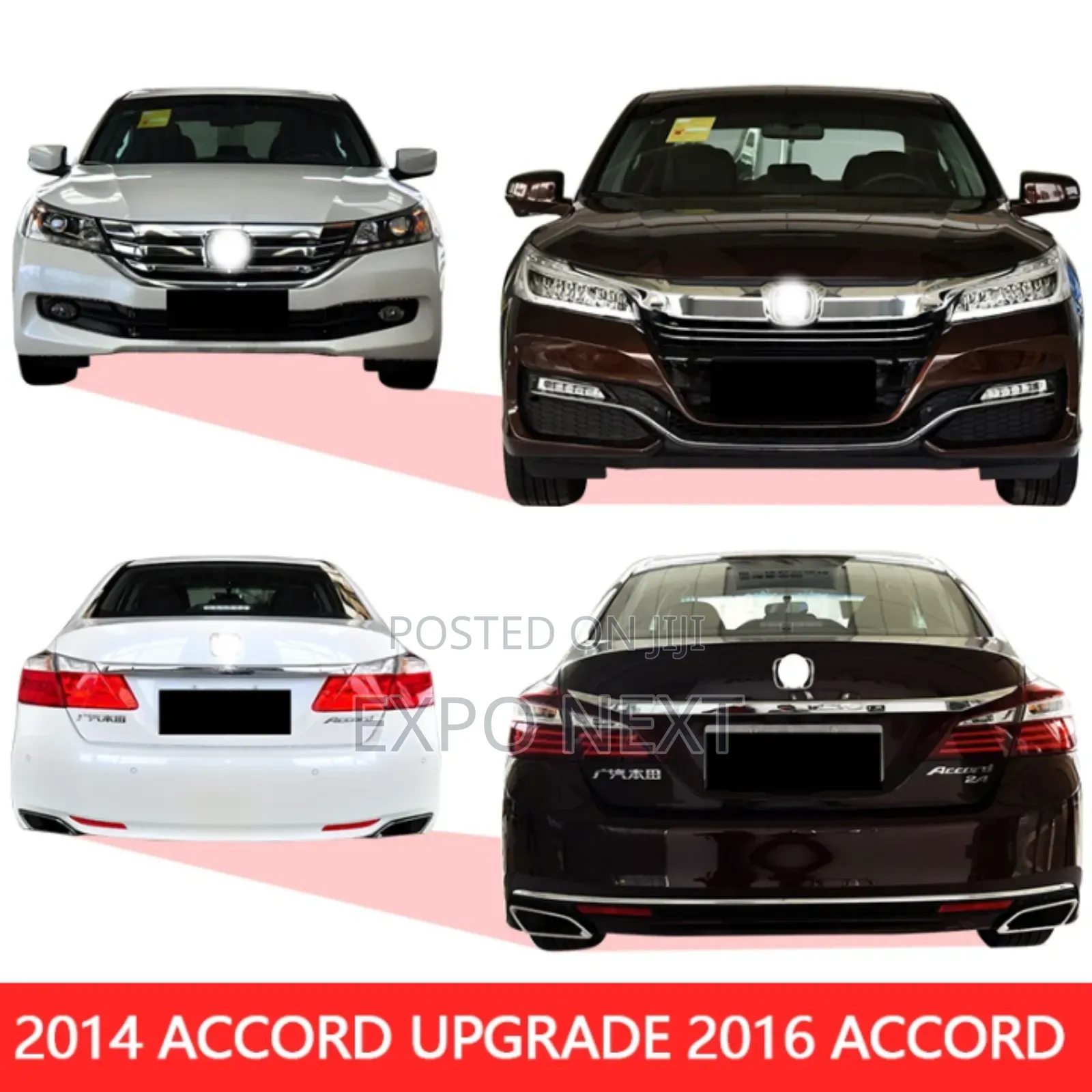 Back Bumper for Honda Accord 2013-2017 Sport