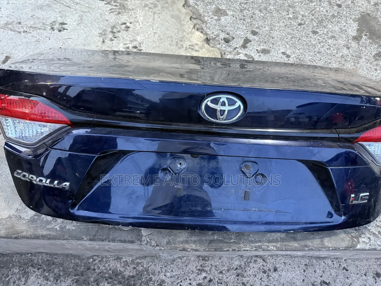 2020 Toyota Corolla Deck Lid Trunk Lid Oem Blue 4dr Sedan