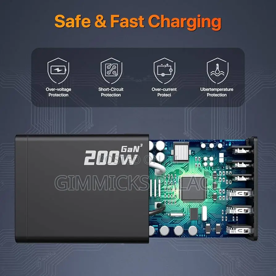 Usb C Charger 200w, Gan 6